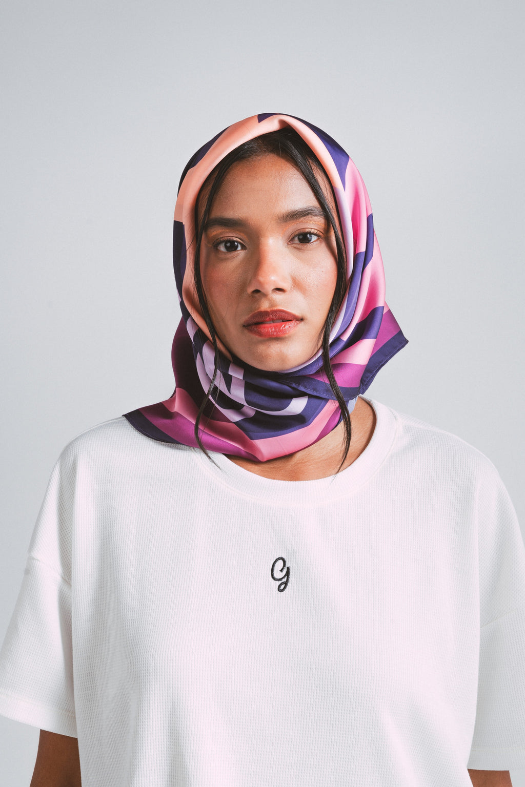 Pañoleta Grande - Rosa Aura