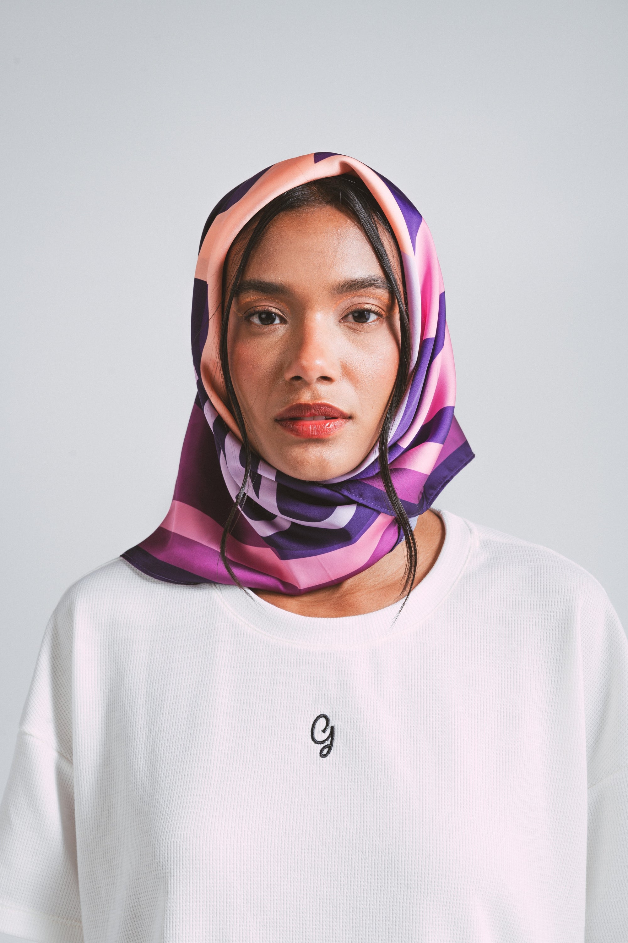 Pañoleta Grande - Rosa Aura