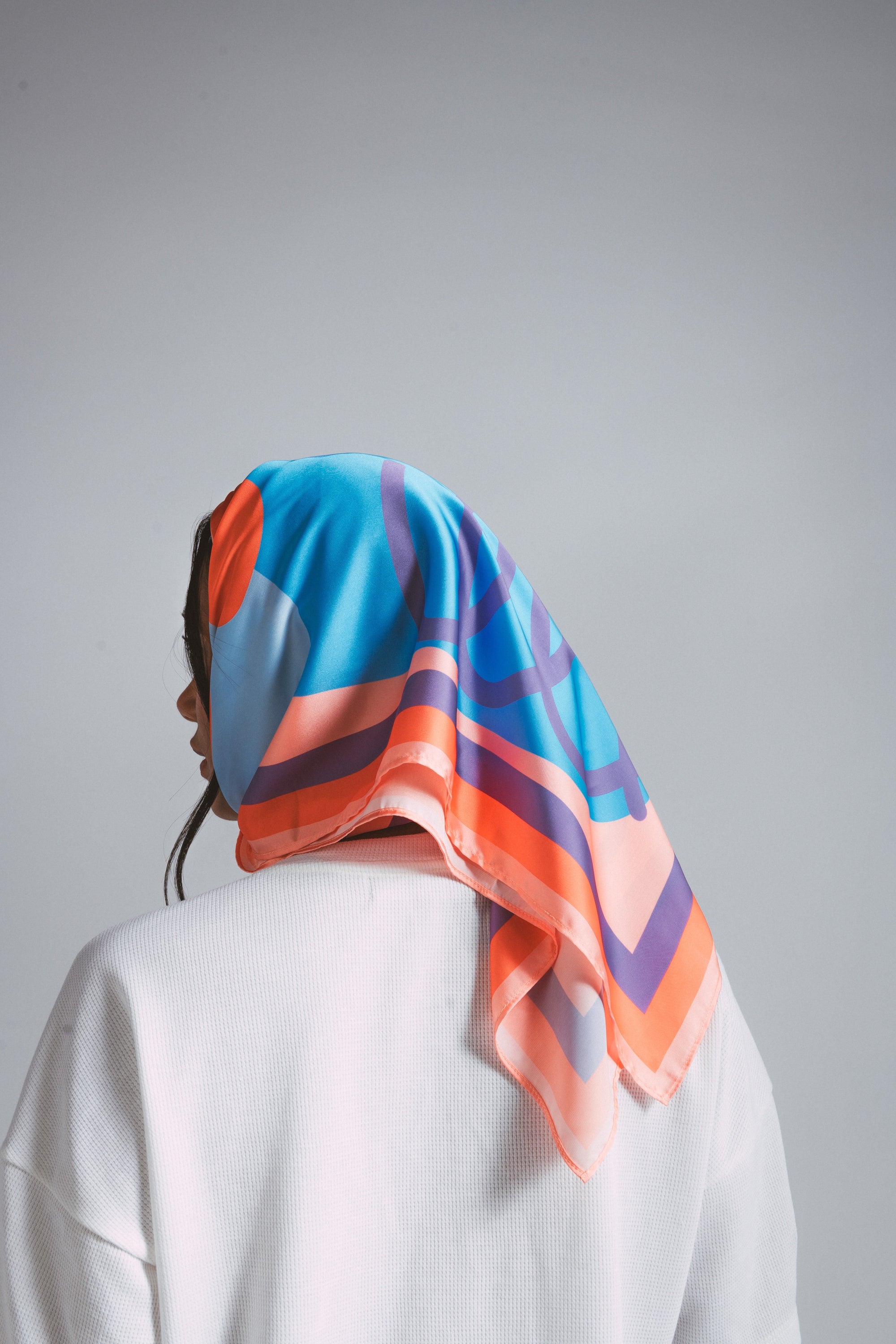 Pañoleta Grande - Naranja Solar