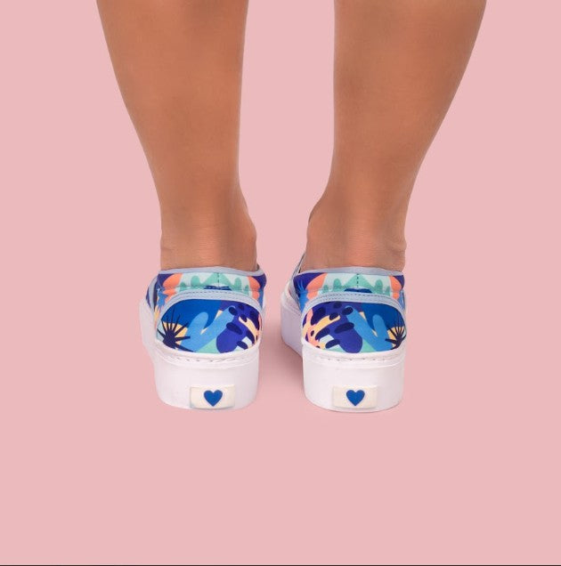 Tenis SlipOn Azul SantaMarta