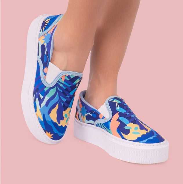 Tenis SlipOn Azul SantaMarta