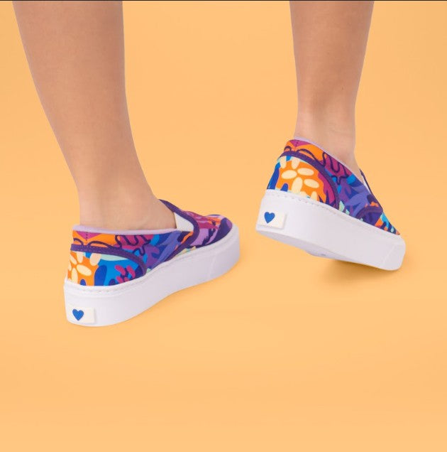 Tenis Slip On Morado Cartagena