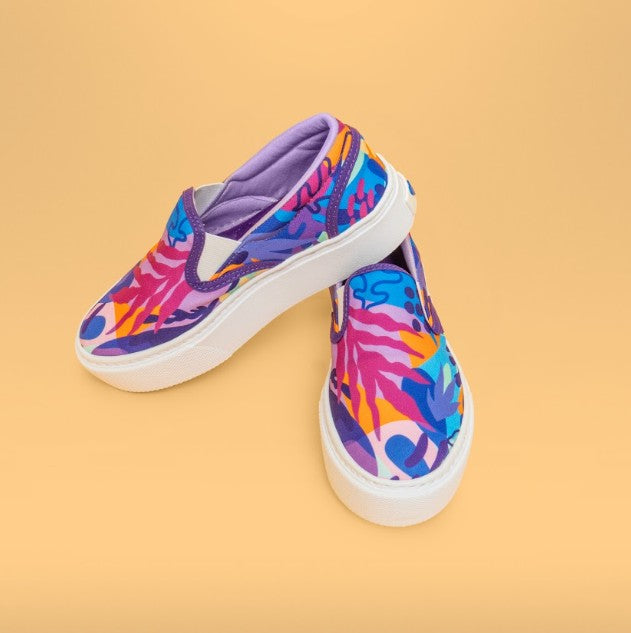 Tenis Slip On Morado Cartagena