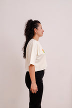Camiseta CropTop - Estampillas x 3